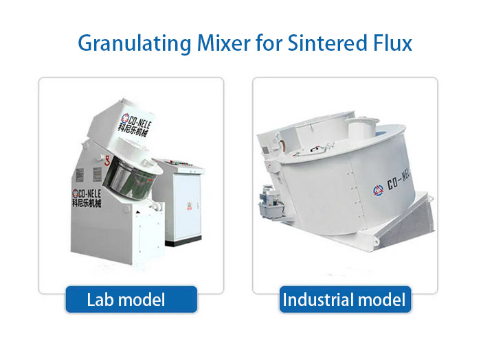 CO-NELE Granulating Mixer – For Sintered Flux Preparation